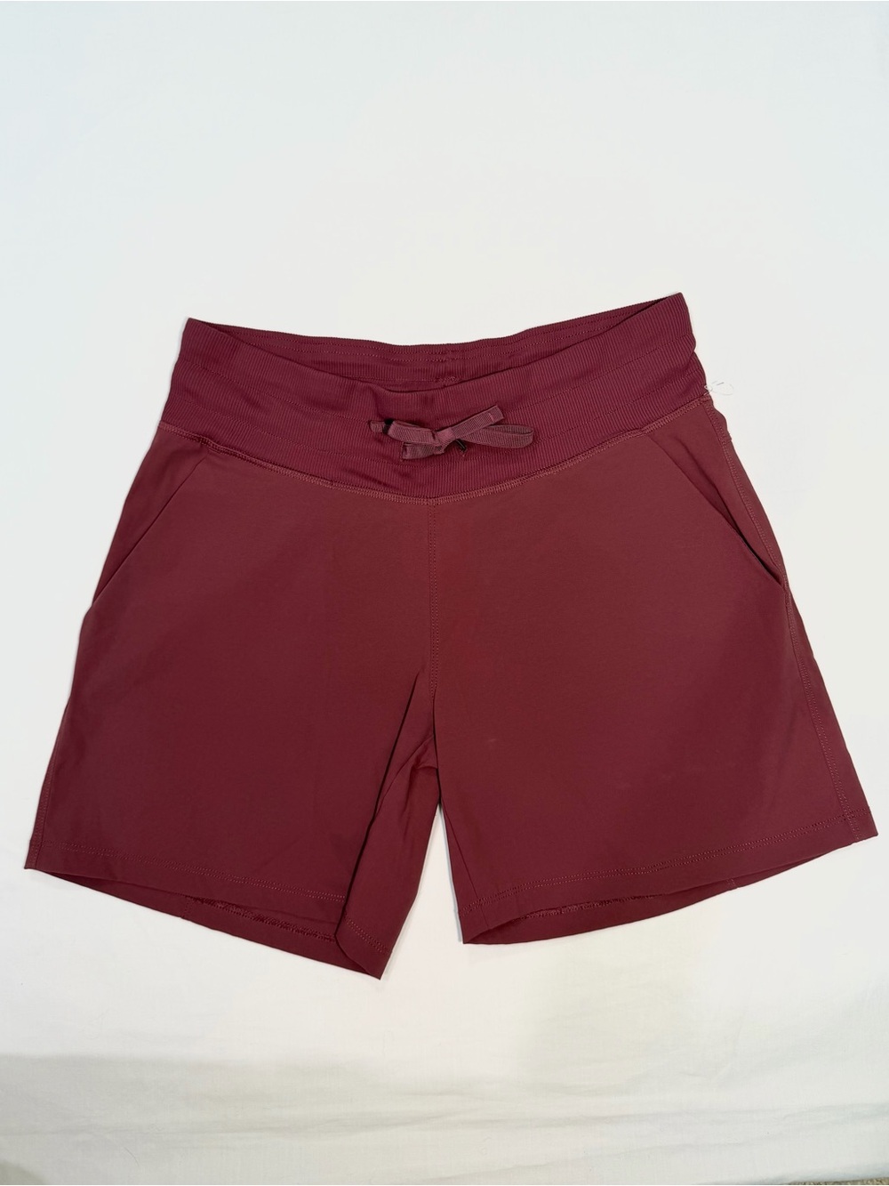 Tuff Athletics Women's Dusty Rose Athletic Shorts with Drawstring Small